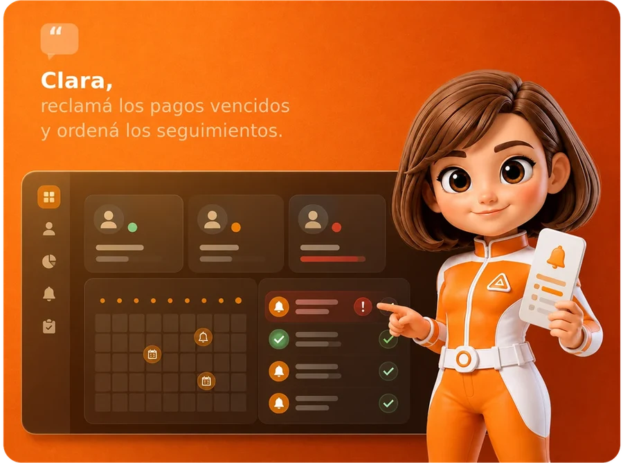 Clara en acción