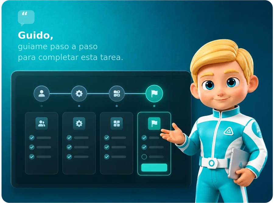 Guido en acción