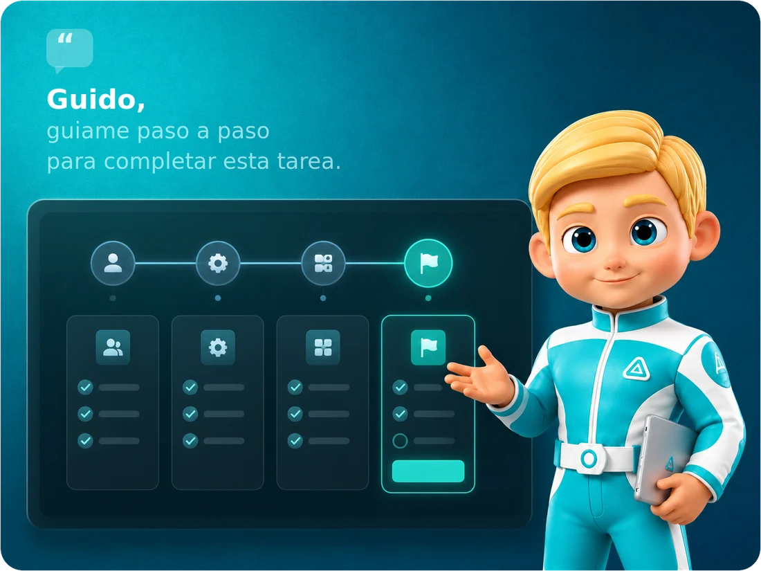 Guido en acción