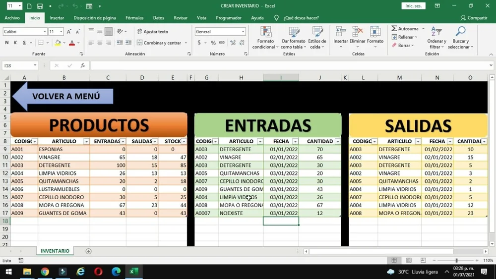 Migración desde Excel a VeBOX